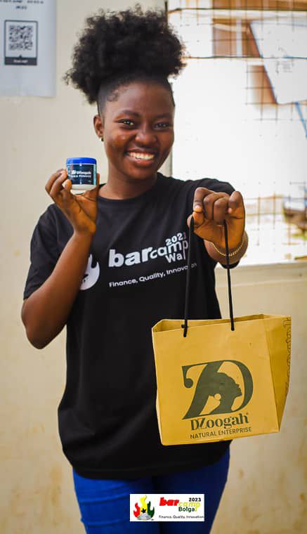 woman holding dzoogah natural product